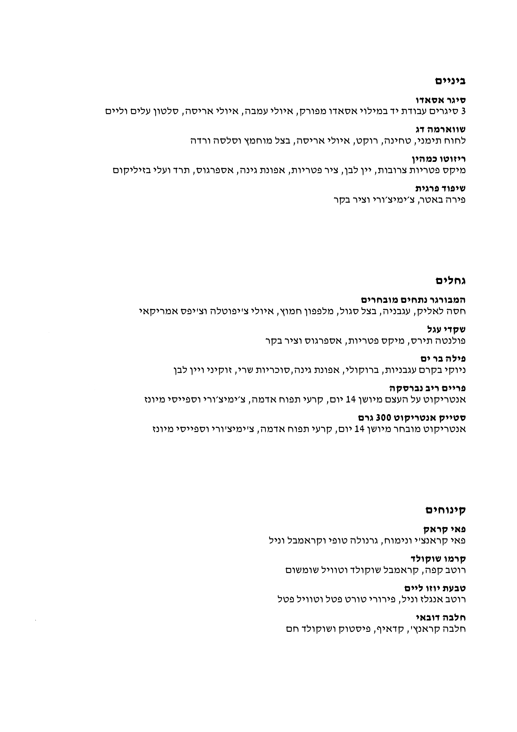 Patrick's Modiin menu-page-2